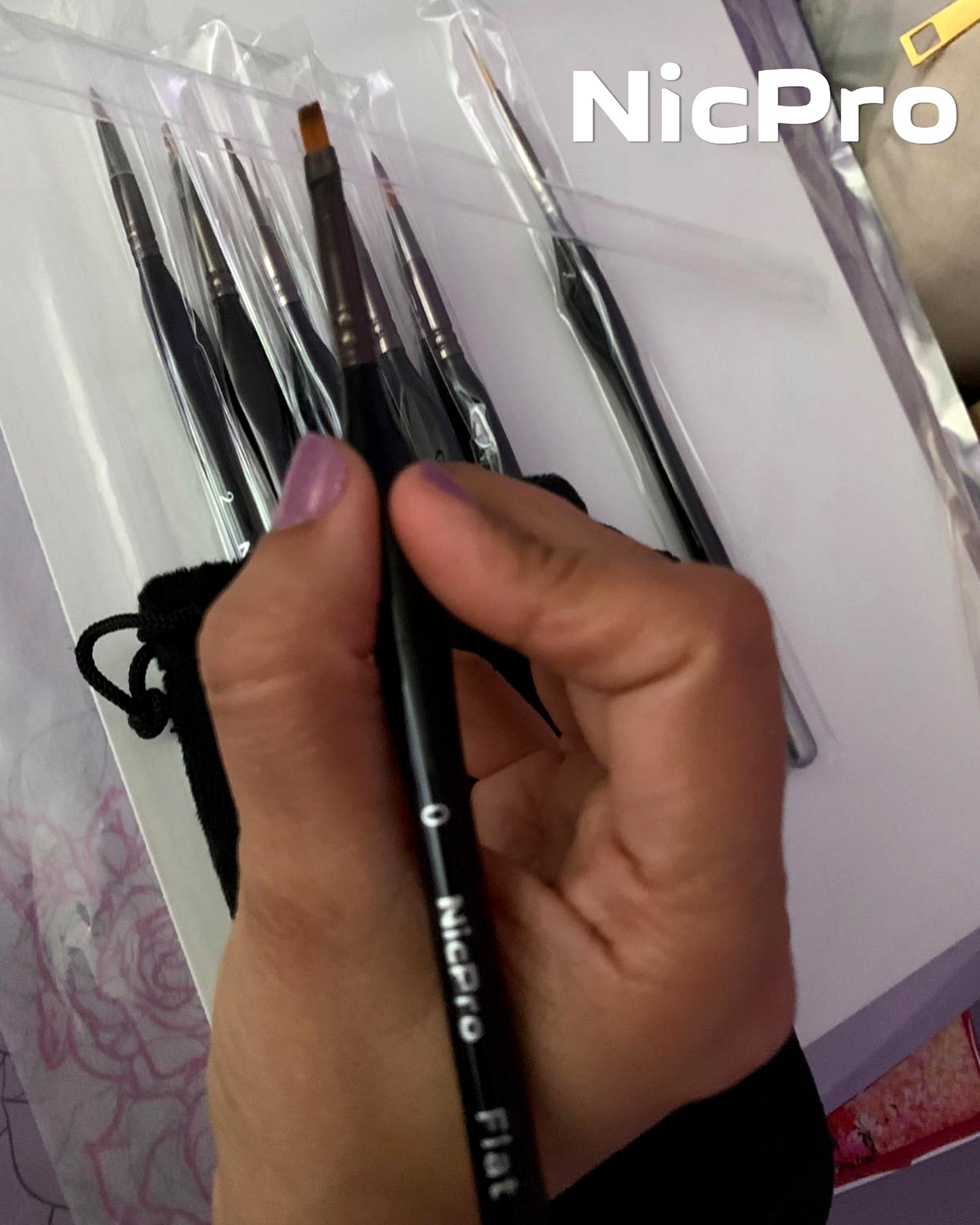 Nicpro 16 Pinceles para detalles