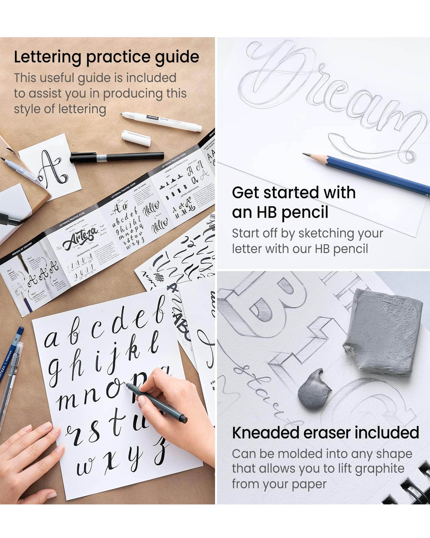 Arteza Kit de Caligrafía y Lettering