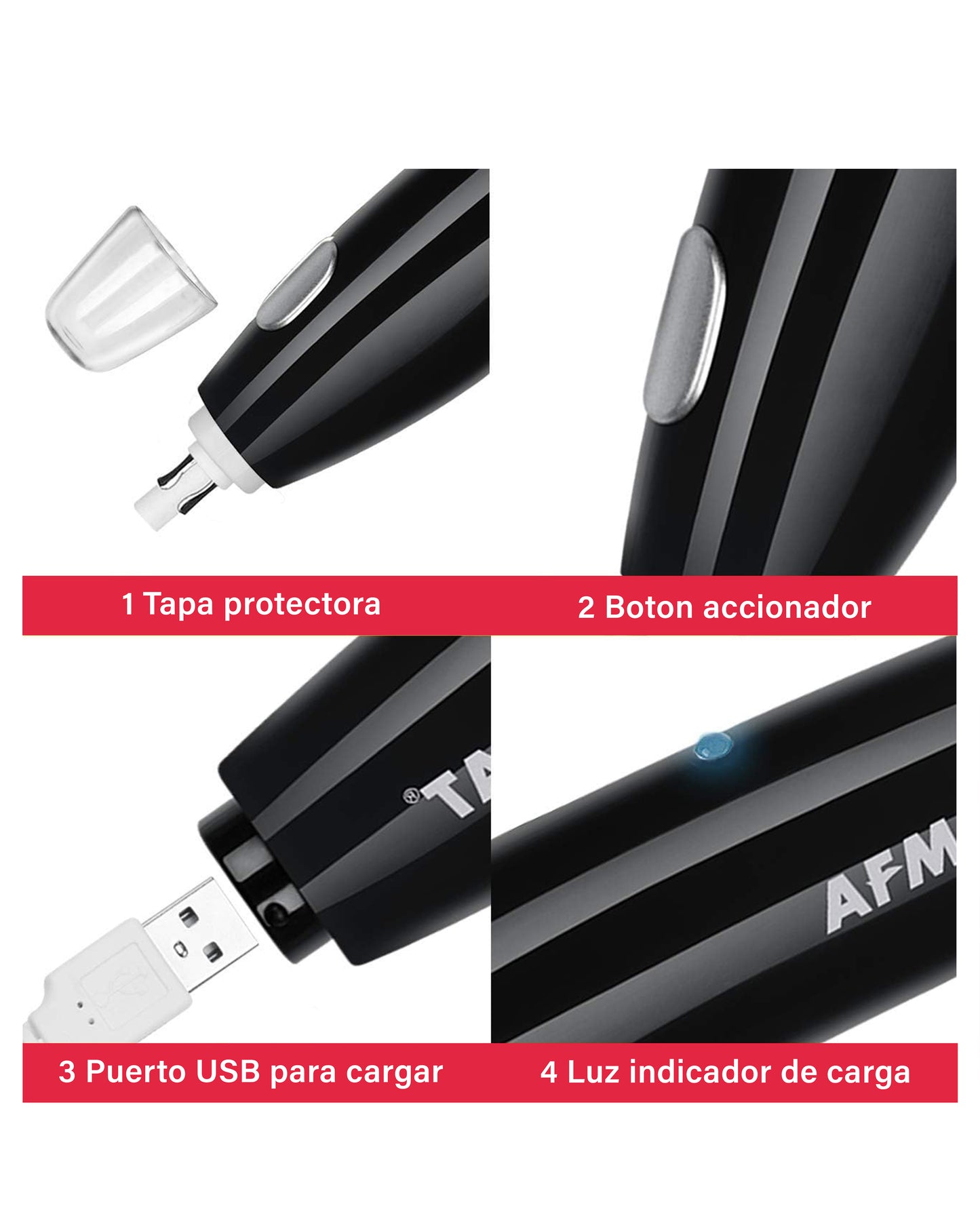 Borrador Electrico Recargable Dibujo Artístico +140repuestos