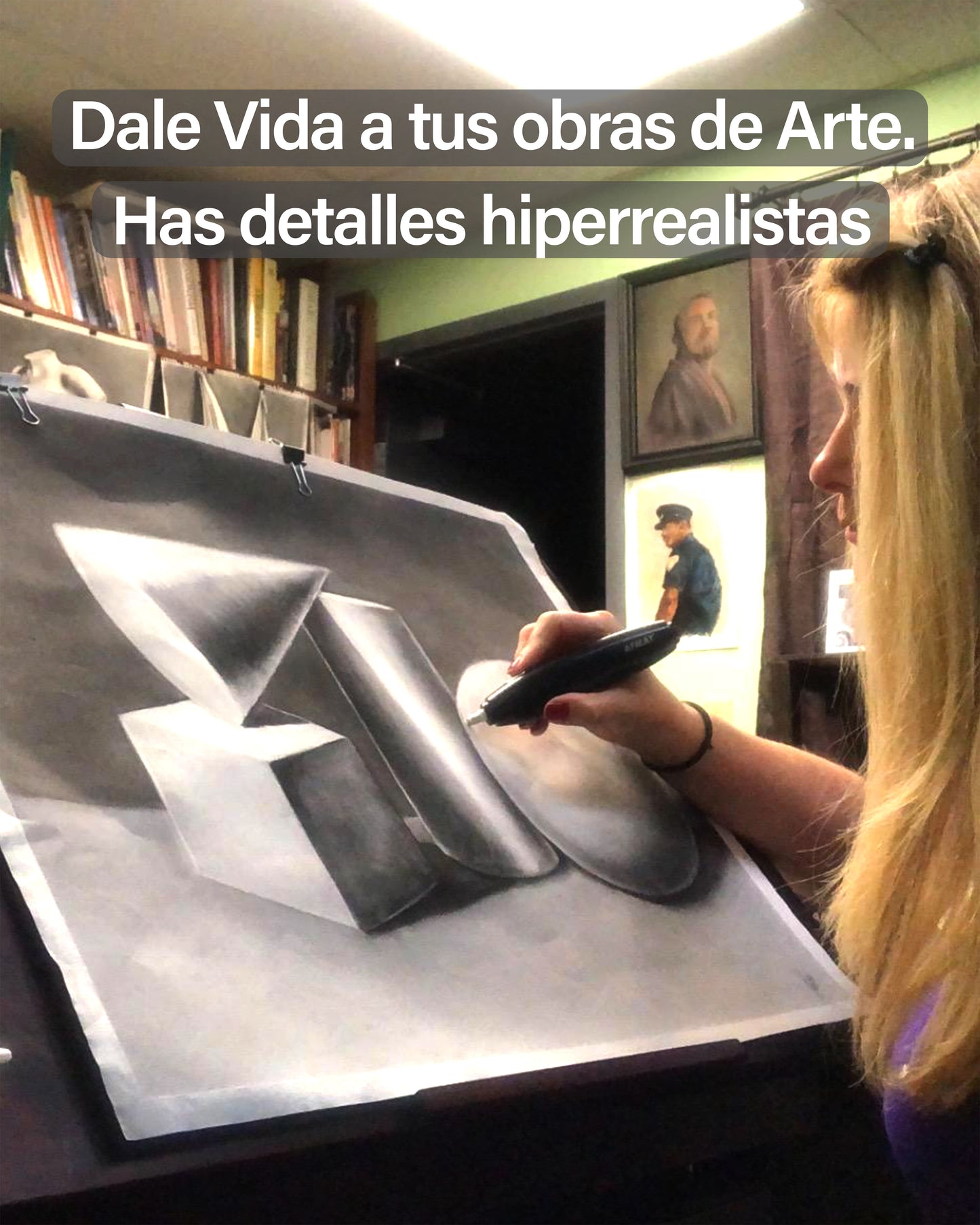 Borrador Electrico Recargable Dibujo Artístico +140repuestos