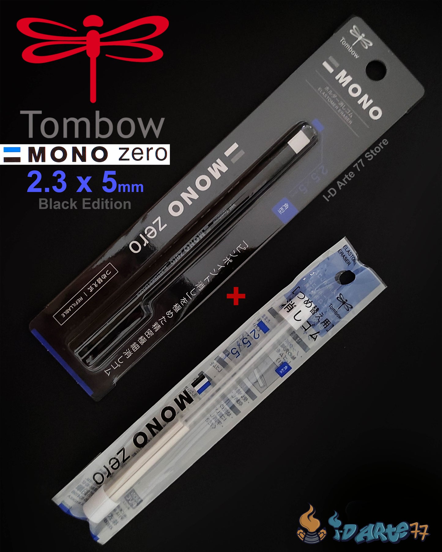 Borrador Tombow MONO Zero Rectangular