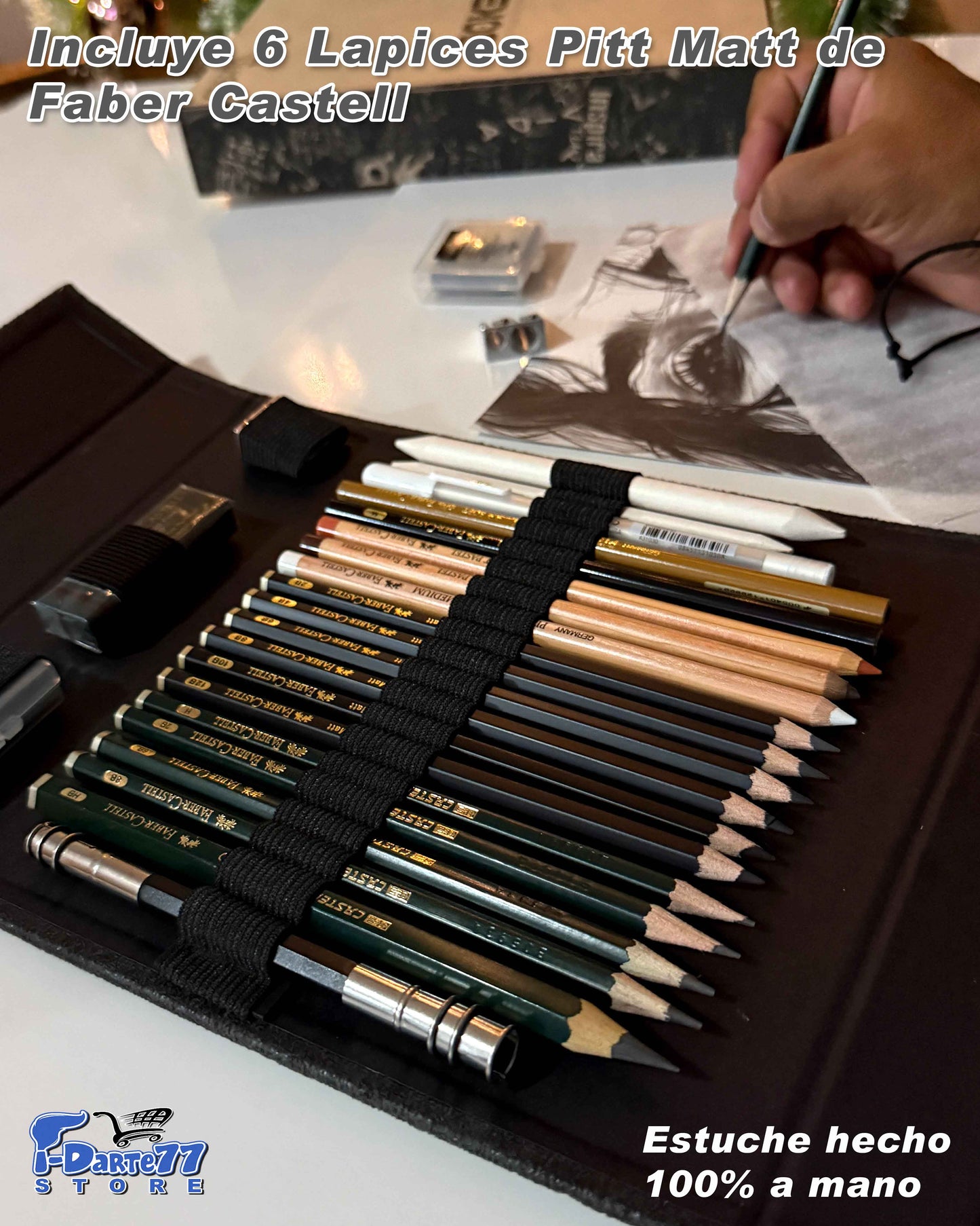 Creative BOX – Kit de Dibujo Artístico Profesional 25 piezas
