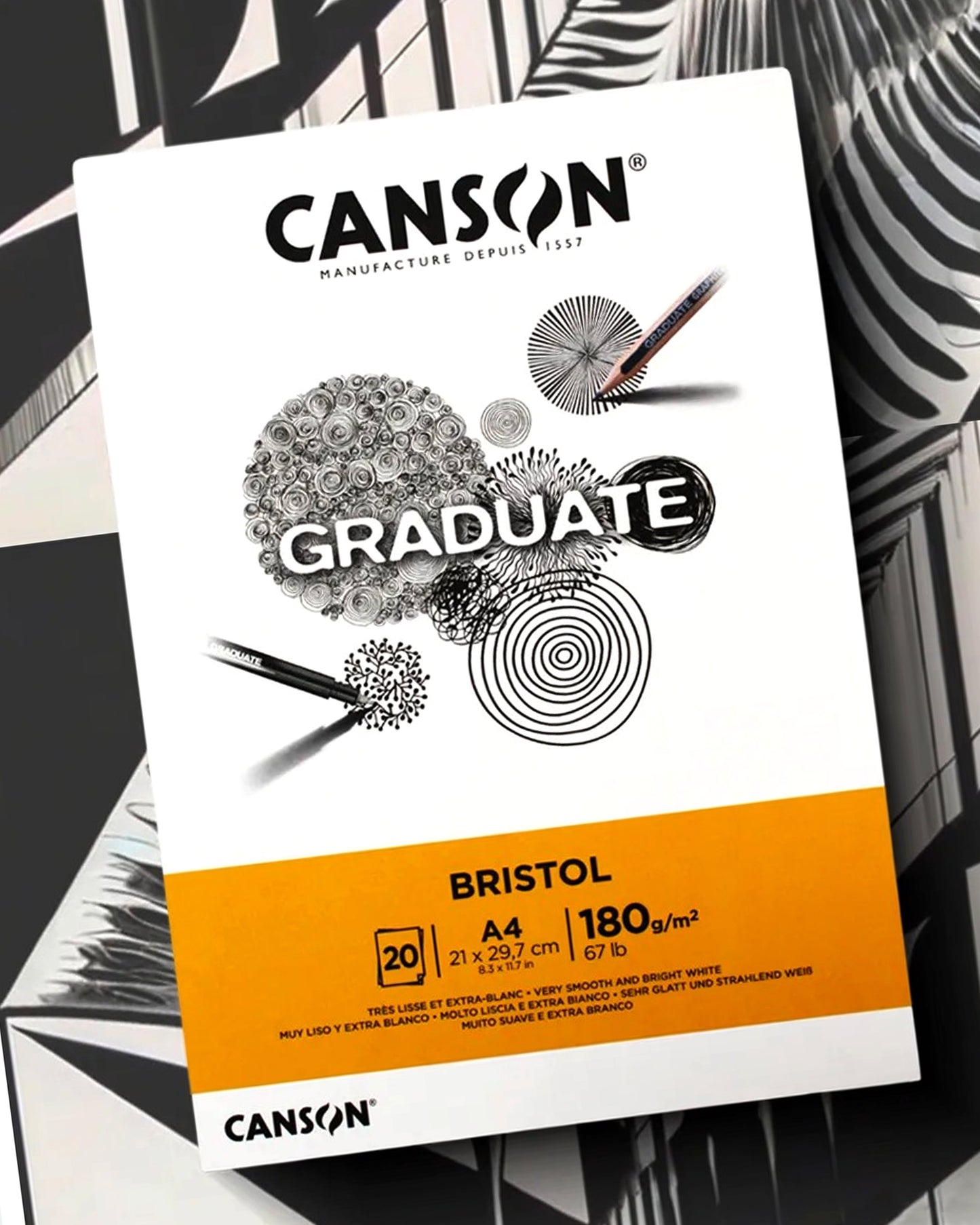 Block Canson Bristol A4 180gr