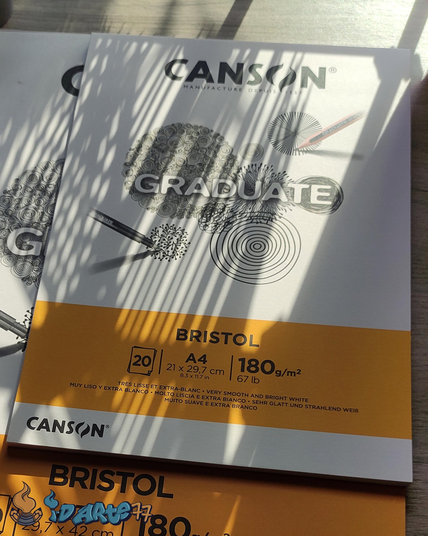 Block Canson Bristol A4 180gr