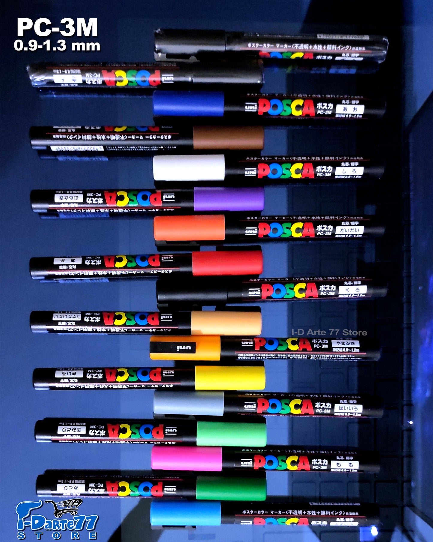 17 Marcadores Uni Posca PC-3M