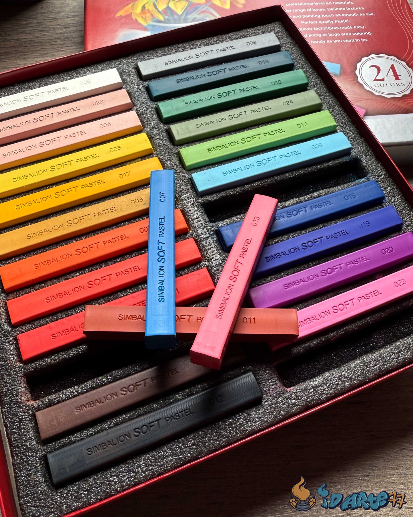 24 Tizas Simbalion Soft Pastel