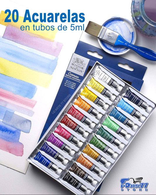 Acuarelas Winsor & Newton Cotman en tubos