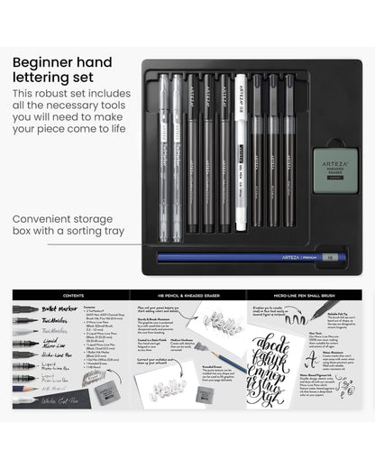 Arteza Kit de Caligrafía y Lettering