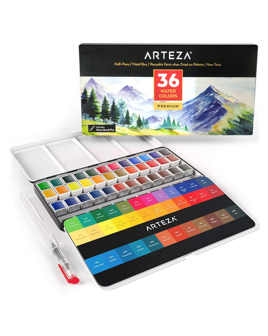 Acuarelas ARTEZA Premium 36 colores