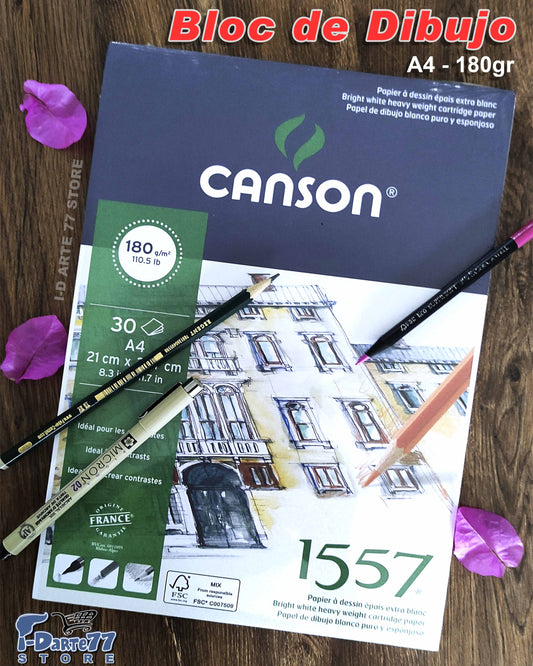 Bloc Canson 1557 30 hojas 180gr