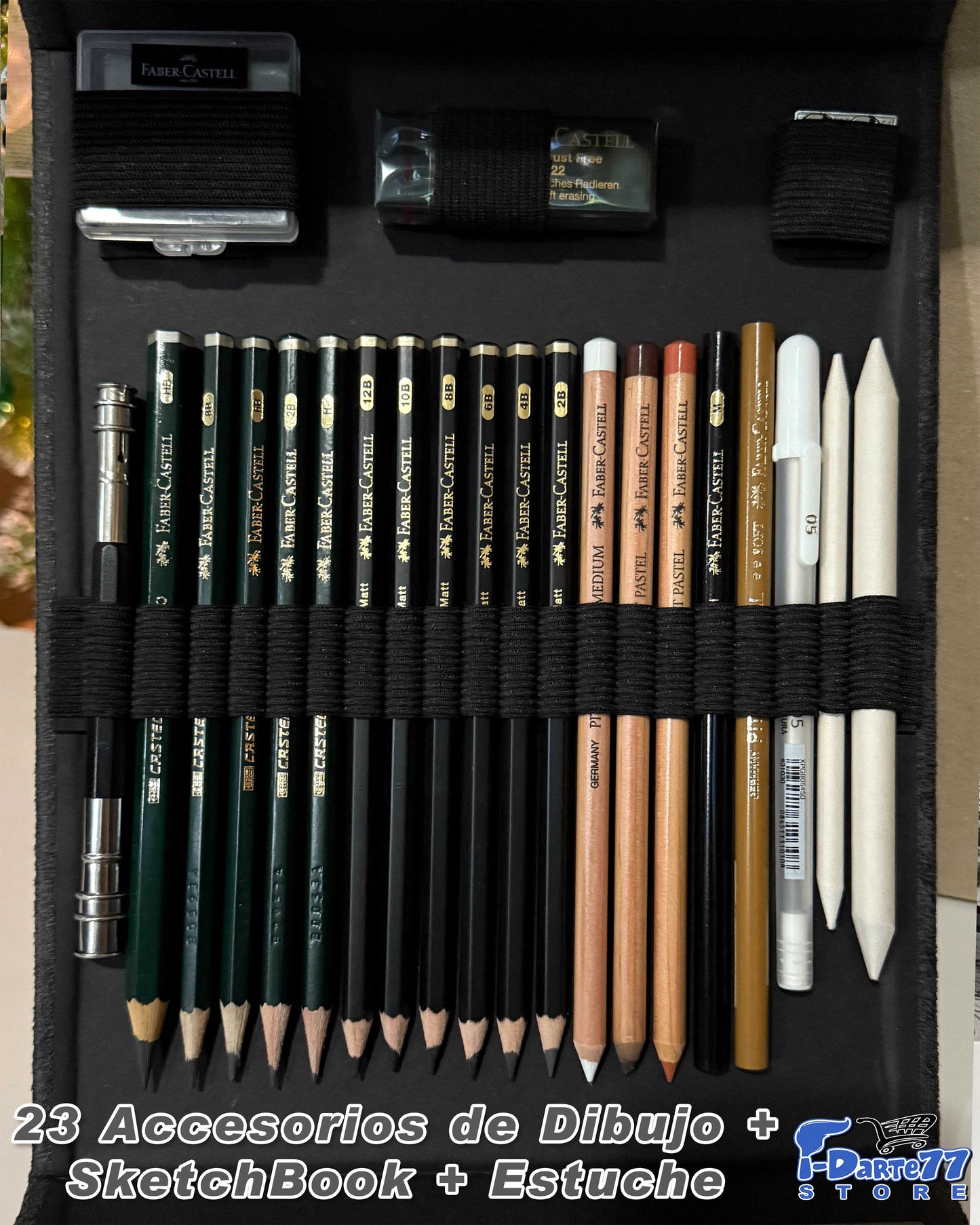 Creative BOX – Kit de Dibujo Artístico Profesional 25 piezas