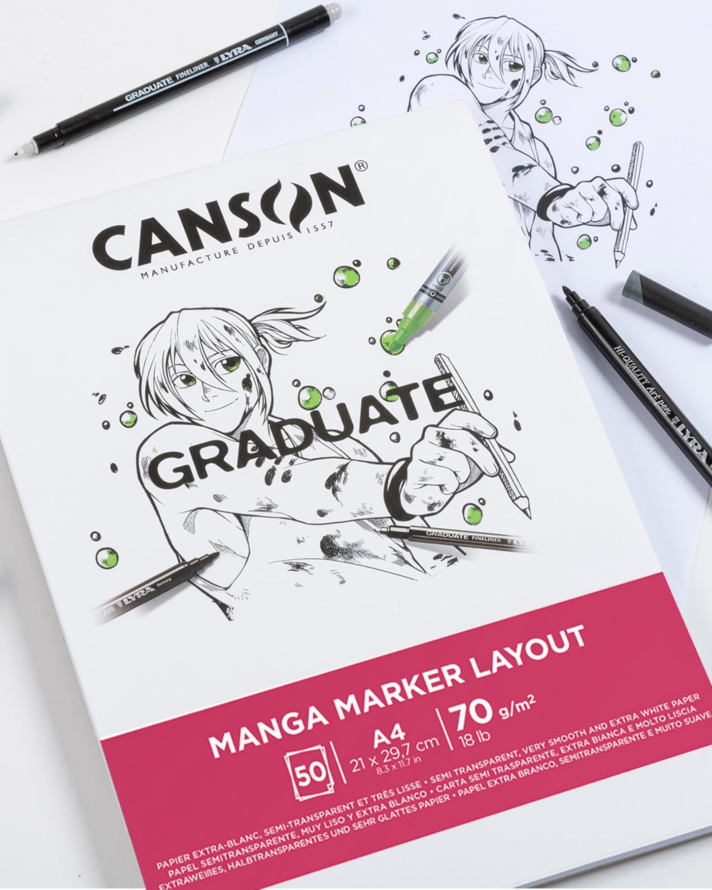 Canson Bloc Marker Manga A4