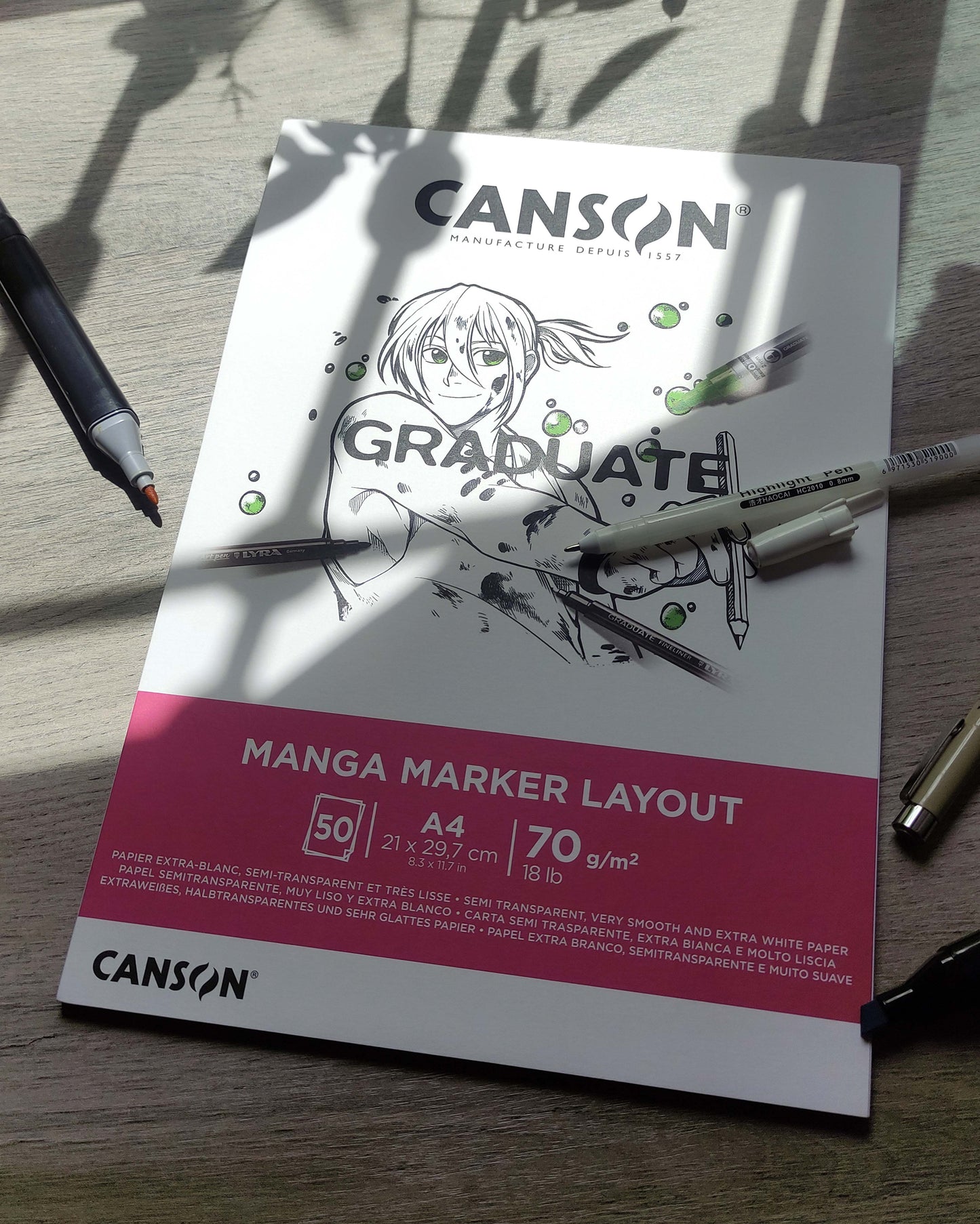 Canson Bloc Marker Manga A4