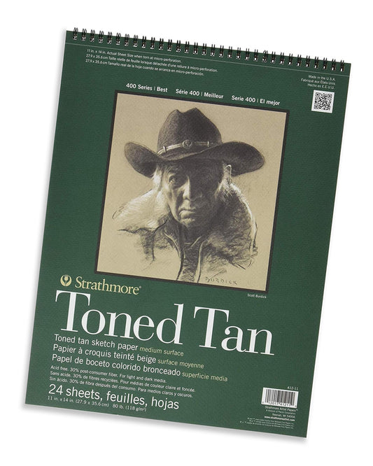 Strathmore Serie 400 Toned Tan 27.9 x 35.6 cm
