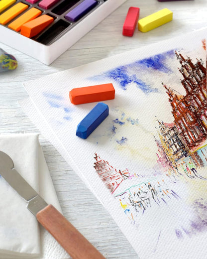 24 Tizas Soft Pastel Faber Castell mini