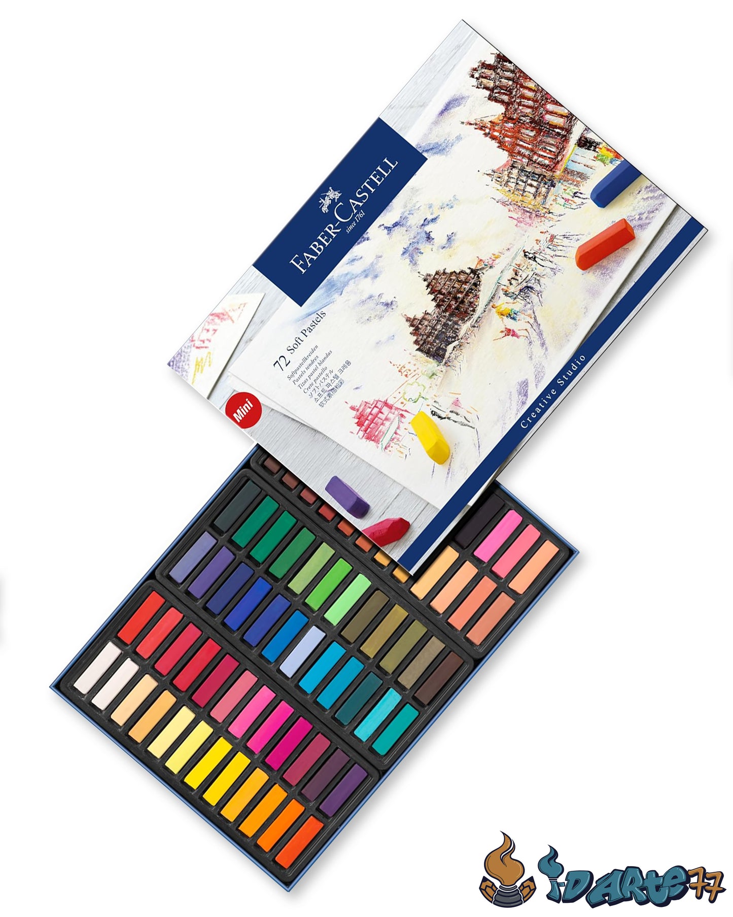 72 Tizas Soft Pastel Faber Castell mini