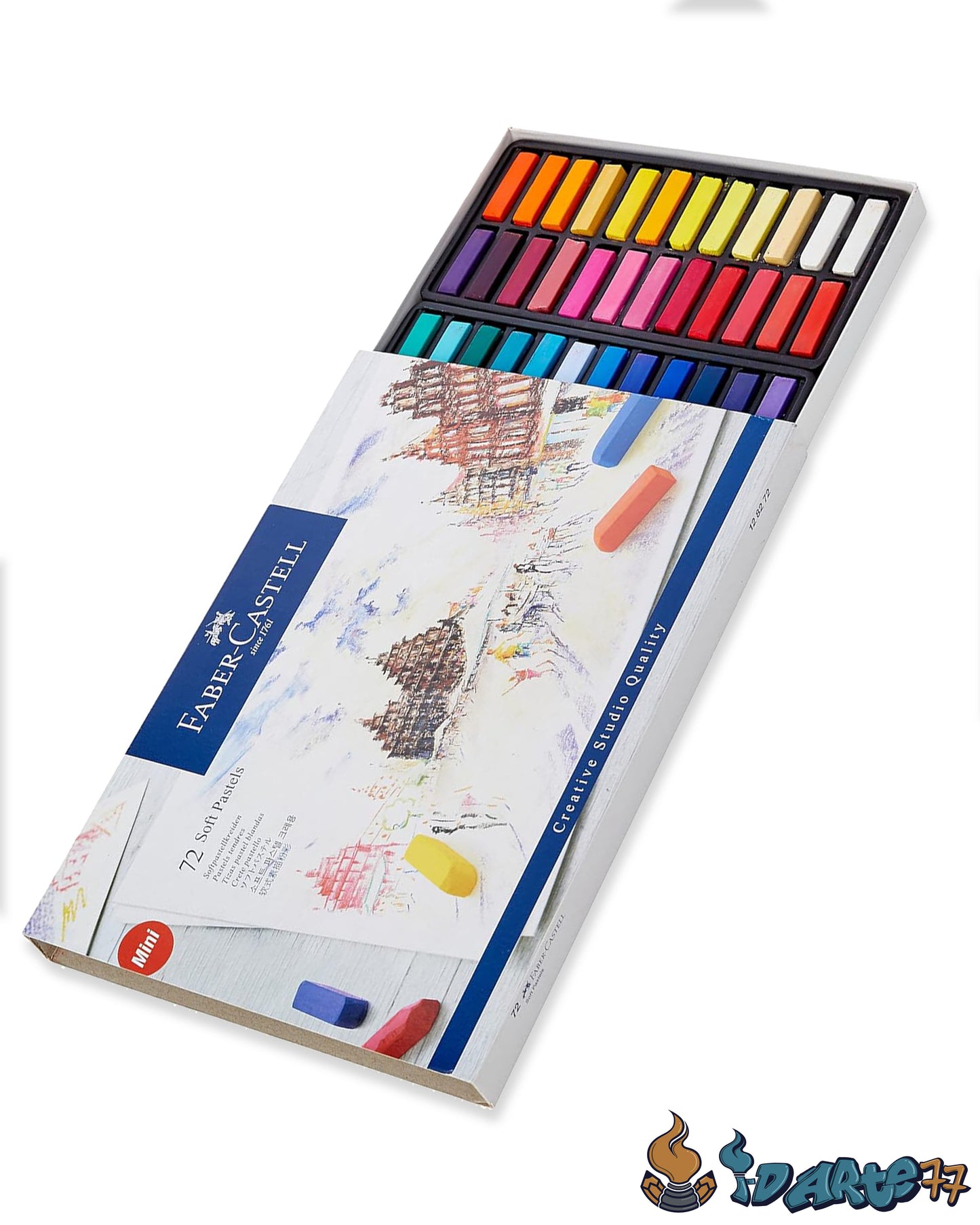 72 Tizas Soft Pastel Faber Castell mini