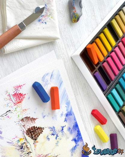72 Tizas Soft Pastel Faber Castell mini