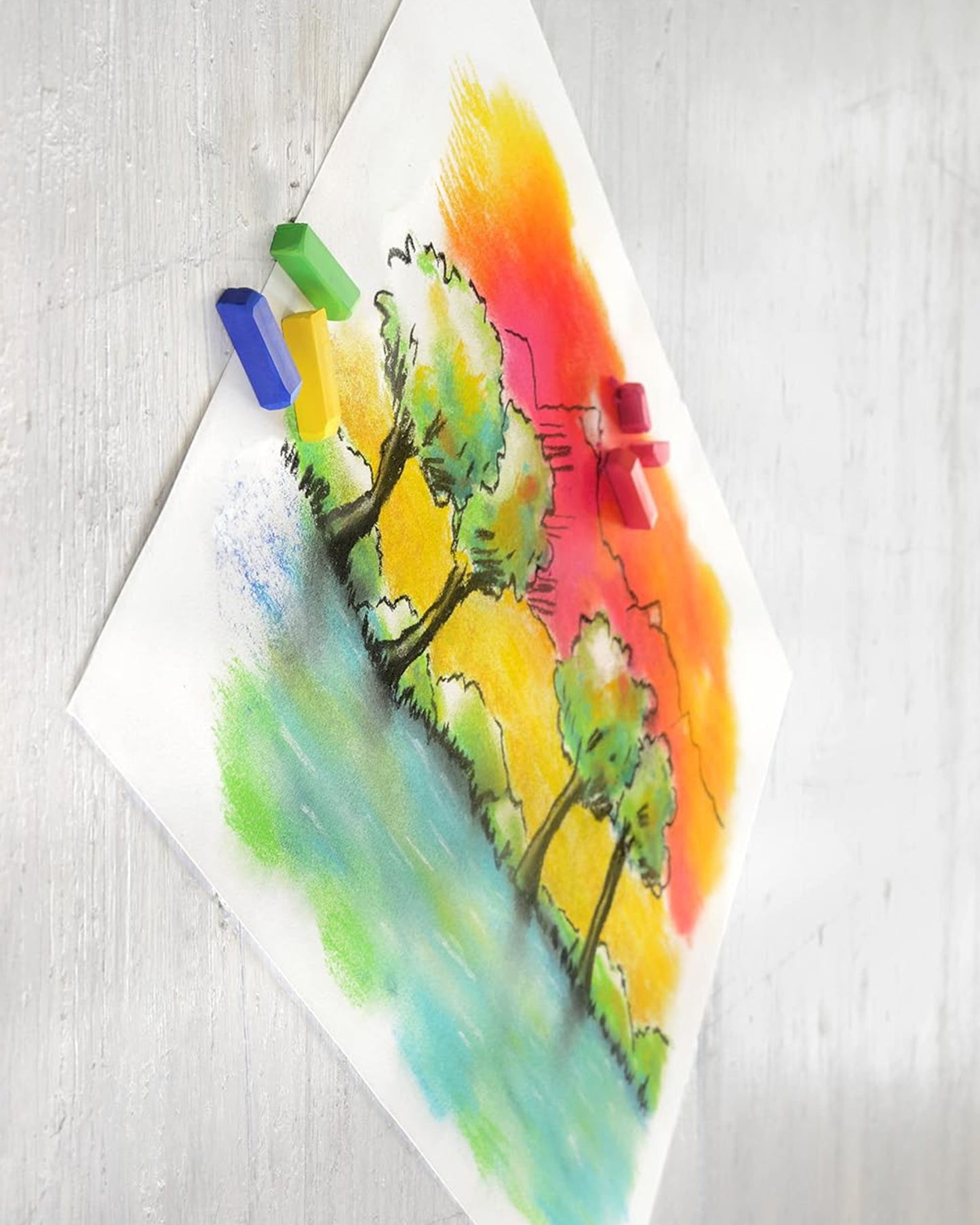 12 Tizas Soft Pastel Faber Castell (Grandes)